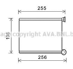 AVA QUALITY COOLING cn6281 -  Теплообменник, отопление салона
